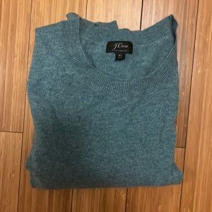 J.Crew Blue 100% Cashmere Sweater -Size XL, Great Condition